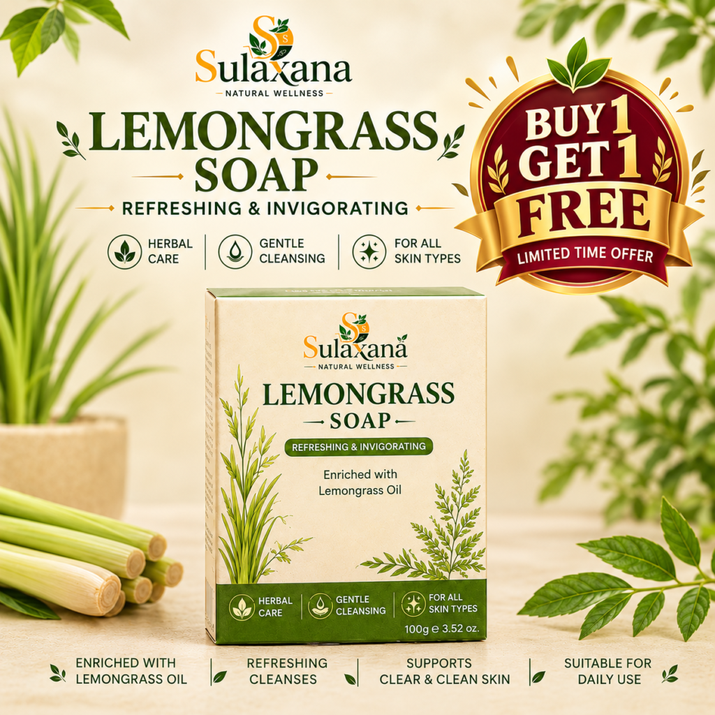 Sulaxana Lemongrass Soap (LIMITED TIME: BUY 1, GET 1 FREE)
